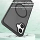 Samsung Galaxy A06 Hoesje met MagSafe Back Cover Matte Zwart afbeelding 5