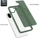Samsung Galaxy A06 Hoesje met MagSafe Back Cover Matte Groen afbeelding 8