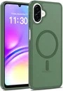 Samsung Galaxy A06 Hoesje met MagSafe Back Cover Matte Groen