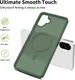 Samsung Galaxy A06 Hoesje met MagSafe Back Cover Matte Groen afbeelding 6
