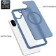 Samsung Galaxy A06 Hoesje met MagSafe Back Cover Matte Blauw afbeelding 8