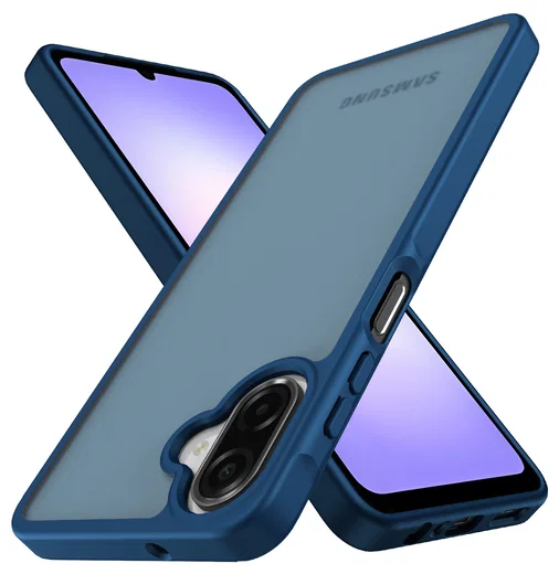 Samsung Galaxy A07 Hoesje Back Cover Matte Blauw afbeelding 3