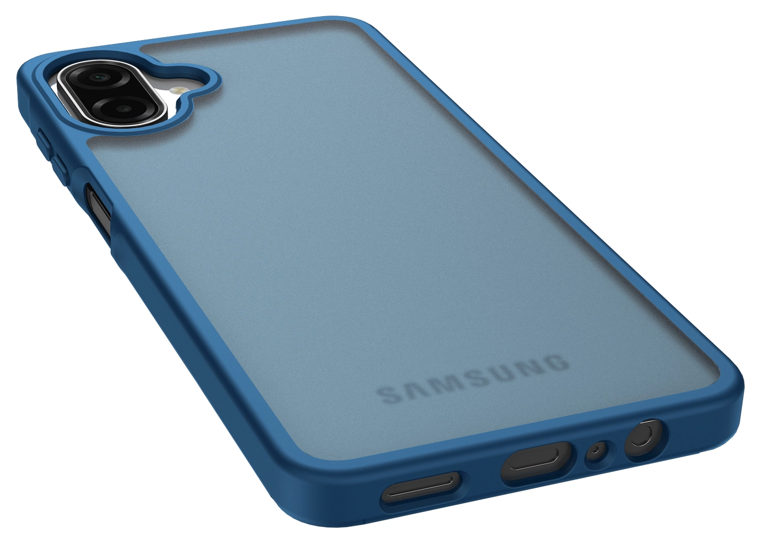 Samsung Galaxy A07 Hoesje Back Cover Matte Blauw afbeelding 6