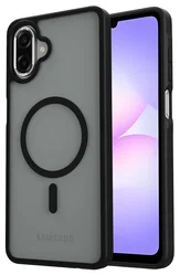 Samsung Galaxy A07 Hoesje met MagSafe Back Cover Matte Zwart afbeelding