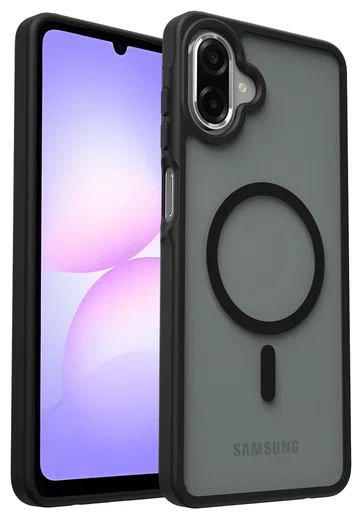 Samsung Galaxy A07 Hoesje met MagSafe Back Cover Matte Zwart afbeelding 10