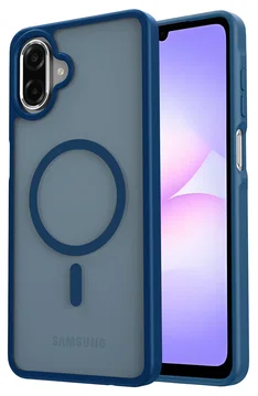 Samsung Galaxy A07 Hoesje met MagSafe Back Cover Matte Blauw