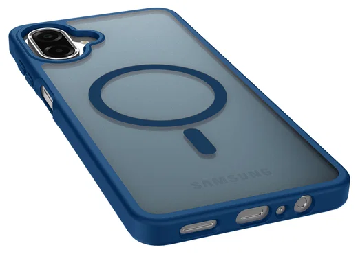 Samsung Galaxy A07 Hoesje met MagSafe Back Cover Matte Blauw afbeelding 6
