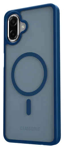 Samsung Galaxy A07 Hoesje met MagSafe Back Cover Matte Blauw afbeelding 9