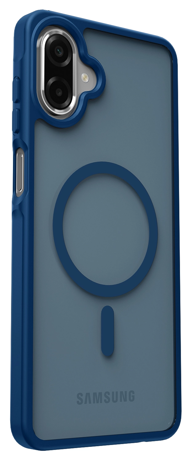Samsung Galaxy A07 Hoesje met MagSafe Back Cover Matte Blauw afbeelding 10