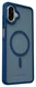 Samsung Galaxy A07 Hoesje met MagSafe Back Cover Matte Blauw afbeelding 10
