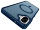 Samsung Galaxy A07 Hoesje met MagSafe Back Cover Matte Blauw afbeelding 11