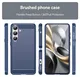 Samsung Galaxy S25 FE Hoesje Geborsteld TPU Flexibele Back Cover Blauw afbeelding 7