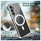 Samsung Galaxy S25 FE Hoesje Hard Back Cover met MagSafe Transparant afbeelding 2