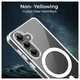 Samsung Galaxy S25 FE Hoesje Hard Back Cover met MagSafe Transparant afbeelding 3