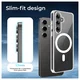 Samsung Galaxy S25 FE Hoesje Hard Back Cover met MagSafe Transparant afbeelding 5