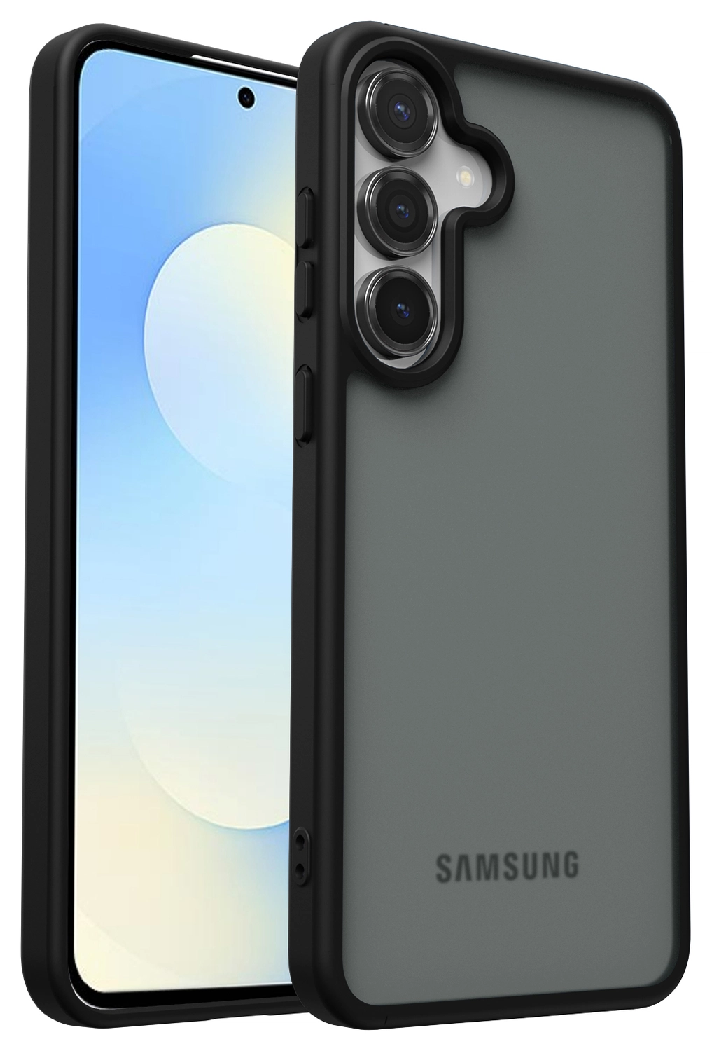 Samsung Galaxy S25 FE Hoesje Back Cover Matte Zwart afbeelding 10