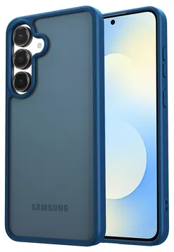Samsung Galaxy S25 FE Hoesje Back Cover Matte Blauw