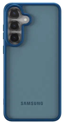Samsung Galaxy S25 FE Hoesje Back Cover Matte Blauw afbeelding 2