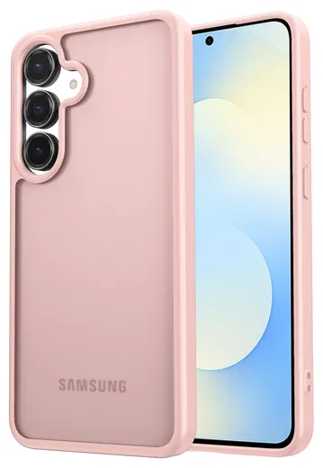 Samsung Galaxy S25 FE Hoesje Back Cover Matte Roze afbeelding 1