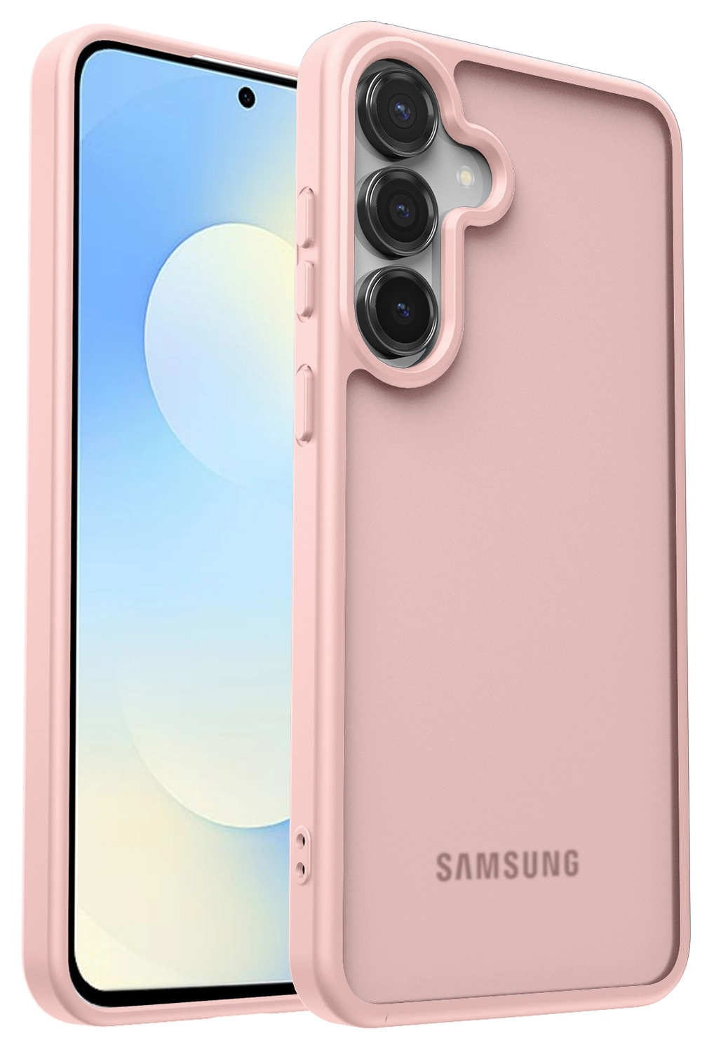 Samsung Galaxy S25 FE Hoesje Back Cover Matte Roze afbeelding 10