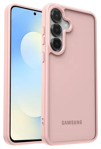 Samsung Galaxy S25 FE Hoesje Back Cover Matte Roze afbeelding 10