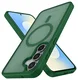 Samsung Galaxy S25 FE Hoesje met MagSafe Back Cover Matte Groen afbeelding 2