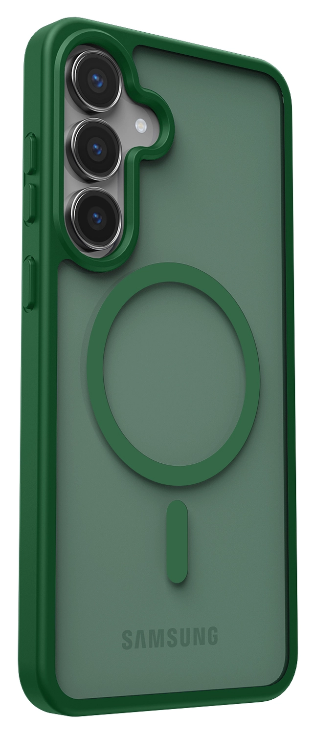 Samsung Galaxy S25 FE Hoesje met MagSafe Back Cover Matte Groen afbeelding 7