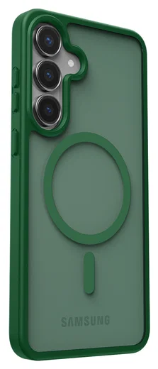 Samsung Galaxy S25 FE Hoesje met MagSafe Back Cover Matte Groen afbeelding 7