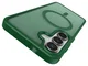 Samsung Galaxy S25 FE Hoesje met MagSafe Back Cover Matte Groen afbeelding 9