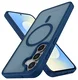Samsung Galaxy S25 FE Hoesje met MagSafe Back Cover Matte Blauw afbeelding 2