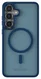 Samsung Galaxy S25 FE Hoesje met MagSafe Back Cover Matte Blauw afbeelding 4