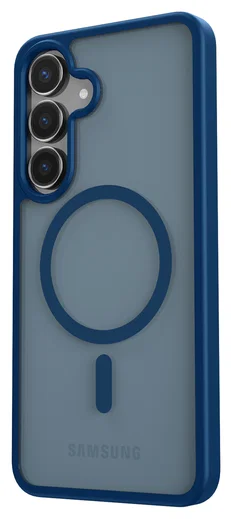 Samsung Galaxy S25 FE Hoesje met MagSafe Back Cover Matte Blauw afbeelding 9
