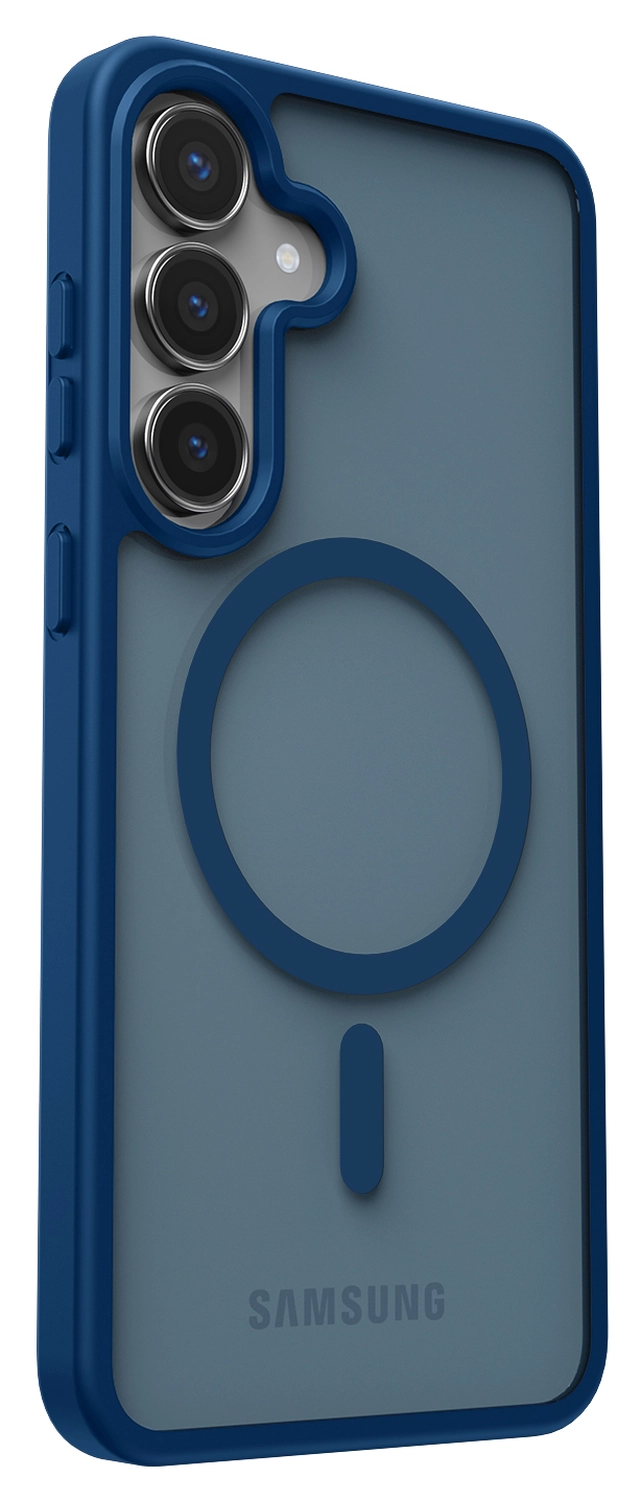 Samsung Galaxy S25 FE Hoesje met MagSafe Back Cover Matte Blauw afbeelding 10