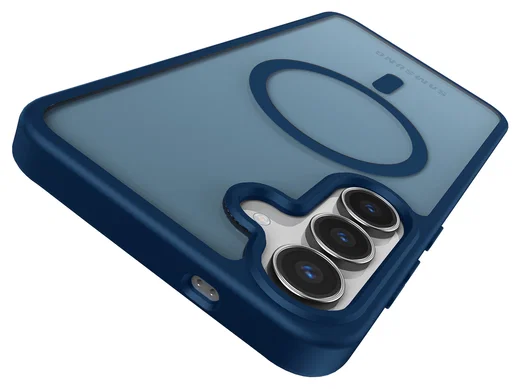 Samsung Galaxy S25 FE Hoesje met MagSafe Back Cover Matte Blauw afbeelding 11