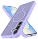 Samsung Galaxy S25 FE Hoesje met MagSafe Back Cover Matte Paars afbeelding 2