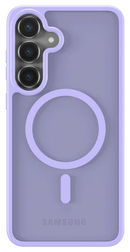 Samsung Galaxy S25 FE Hoesje met MagSafe Back Cover Matte Paars afbeelding 4