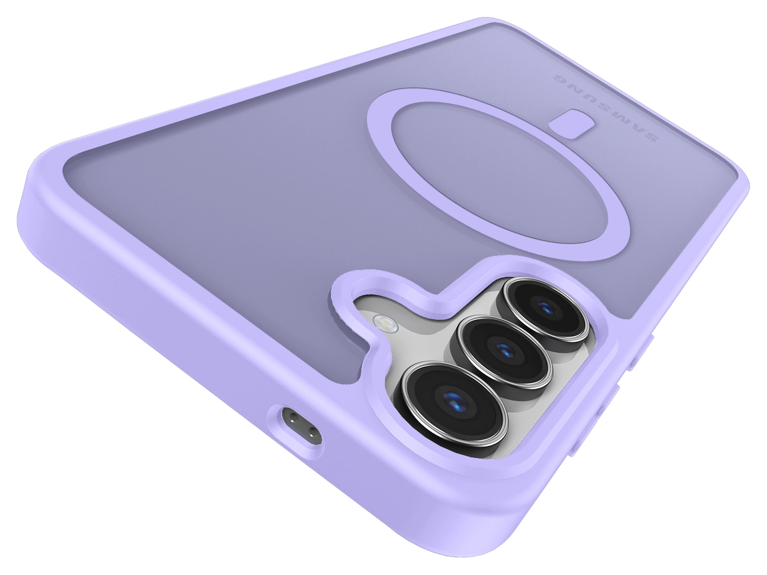 Samsung Galaxy S25 FE Hoesje met MagSafe Back Cover Matte Paars afbeelding 7