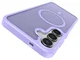 Samsung Galaxy S25 FE Hoesje met MagSafe Back Cover Matte Paars afbeelding 7