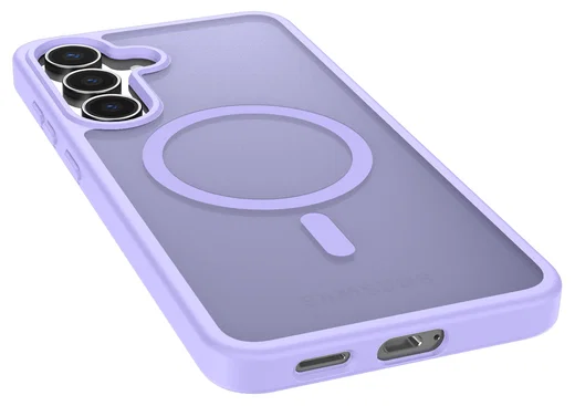 Samsung Galaxy S25 FE Hoesje met MagSafe Back Cover Matte Paars afbeelding 12
