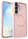 Samsung Galaxy S25 FE Hoesje met MagSafe Back Cover Matte Roze afbeelding 6