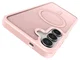 Samsung Galaxy S25 FE Hoesje met MagSafe Back Cover Matte Roze afbeelding 7