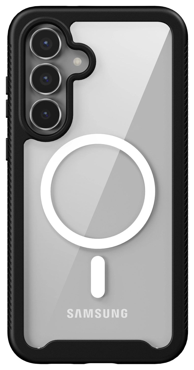Samsung Galaxy S25 FE Hoesje Full Protect 360° Cover met MagSafe / Qi2 Zwart afbeelding 4