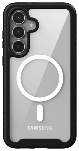 Samsung Galaxy S25 FE Hoesje Full Protect 360° Cover met MagSafe / Qi2 Zwart afbeelding 4