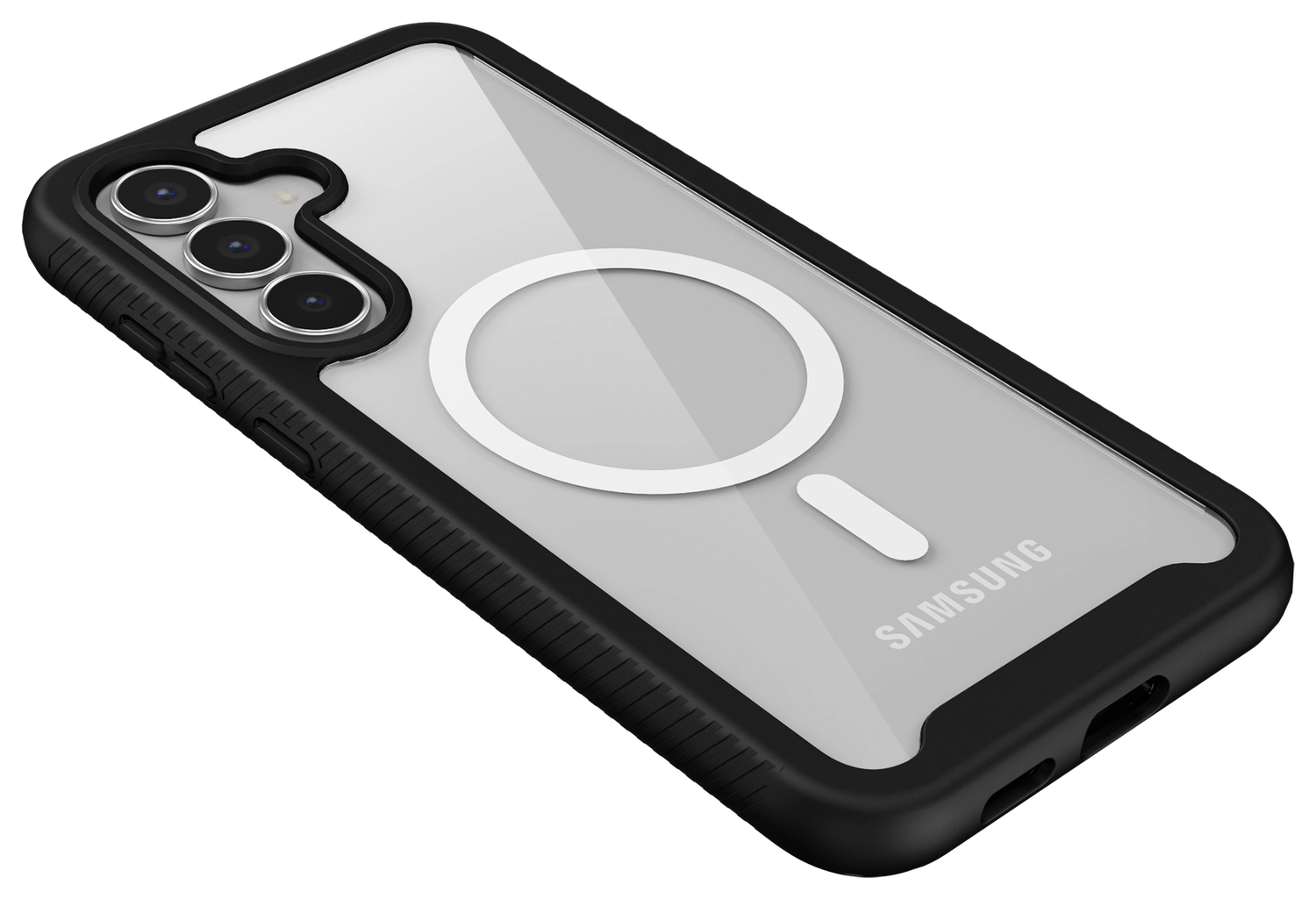 Samsung Galaxy S25 FE Hoesje Full Protect 360° Cover met MagSafe / Qi2 Zwart afbeelding 6