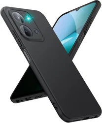 Xiaomi Redmi 15C Hoesje Dun TPU Back Cover Matte Zwart afbeelding