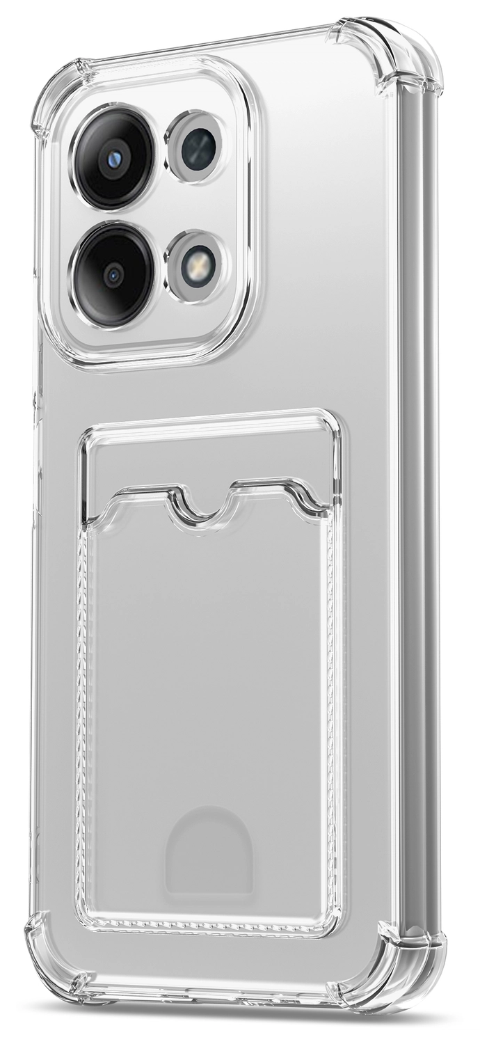 Xiaomi Redmi 15C Hoesje Dun TPU met Pasjeshouder Back Cover Transparant afbeelding 6