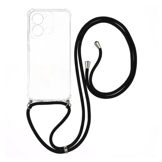 Xiaomi Redmi 15C Hoesje met Koord Schokbestendig TPU Transparant afbeelding 1