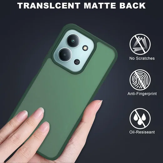 Xiaomi Redmi 15C Hoesje Back Cover Matte Groen afbeelding 4