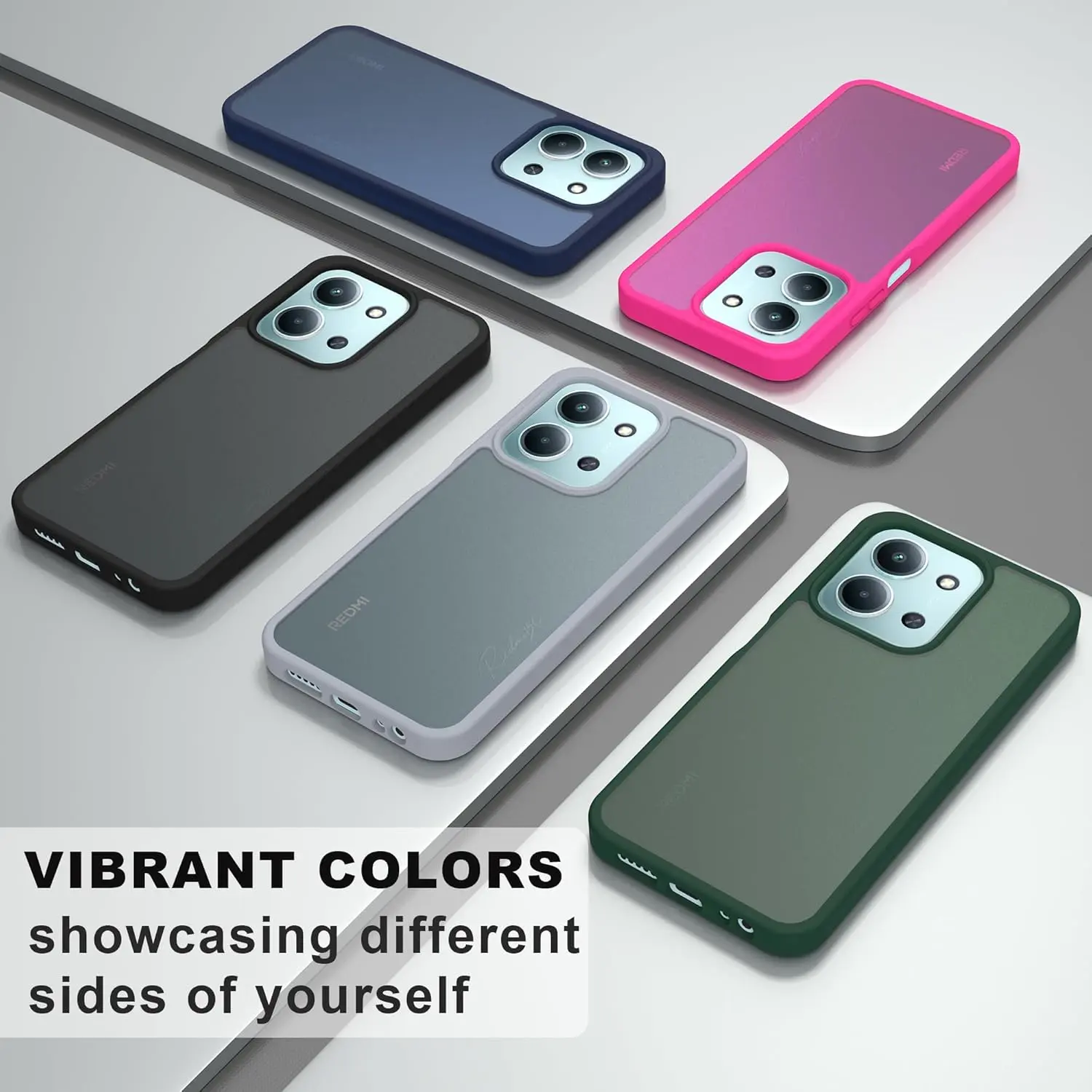 Xiaomi Redmi 15C Hoesje Back Cover Matte Blauw afbeelding 6