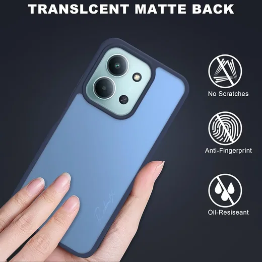 Xiaomi Redmi 15C Hoesje Back Cover Matte Blauw afbeelding 5